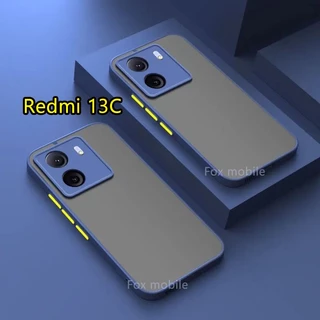 Redmi A3 Redmi 13C 14C 12C 13 4G A1 A2Plus เคสขอบสี ผิวด้าน เคสกันกระแทก สำหรับตรงรุ่น ซิลิโคนแข็ง เคสโทรศัพท์ 025