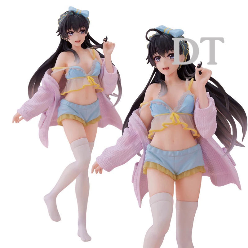 DT 19CM Anime After All My Youth Romantic Comedy Is Wrong Figure Loungewear Yukinoshita Yukino Model PVC Toys Gift Ornam