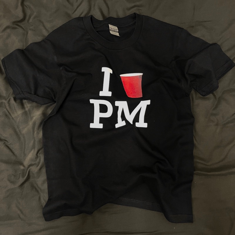 【2022New】เสื้อยืด Post Malone T-Shirt | I ️ PM ผ้าฝ้ายที่สะดวกสบาย
