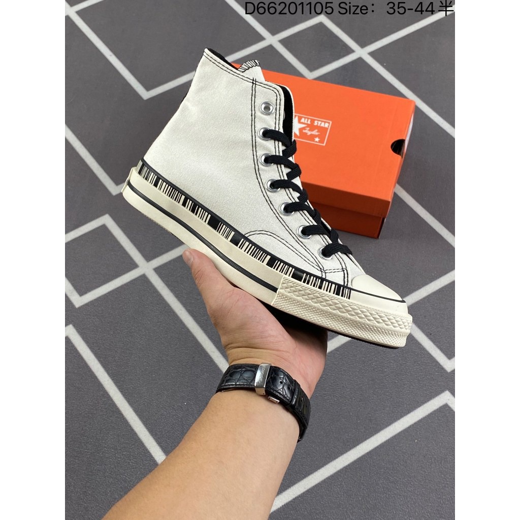 Authentic Converse Chuck 1970s ผ้าใบด้านบนสูงระบายอากาศใหม่รองเท้าสบาย ๆ ร้อยแผ่นHot sales