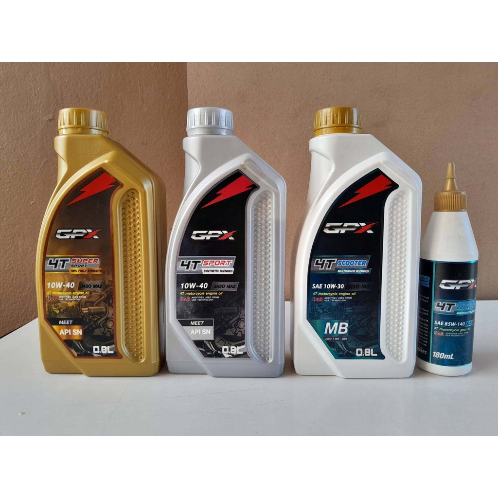 น้ำมันเครื่อง (สังเคราะห์แท้) - น้ำมันเฟือง GPX ของแท้เบิกศูนย์