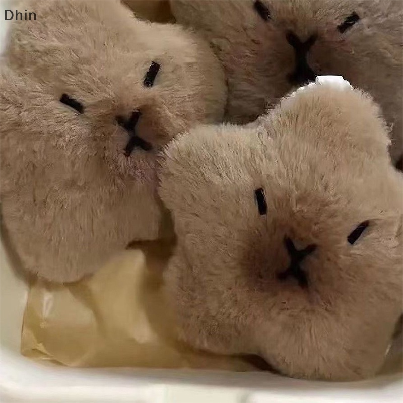 [Dhin] Capybara ตุ๊กตาตุ๊กตา Star Squeak การ์ตูน Star พวงกุญแจจี้ตุ๊กตานุ่มตุ๊กตาตุ๊กตากระเป๋าเป้สะพายหลังกระเป๋ารถ Key Ring Decor ของขวัญเด็ก COD - รูปที่ 4