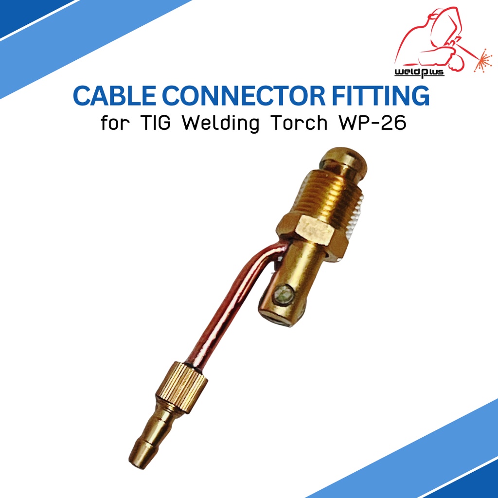ข้อต่อชุดเชื่อมทิก Cable Connector Fitting for TIG Welding Torch WP-26