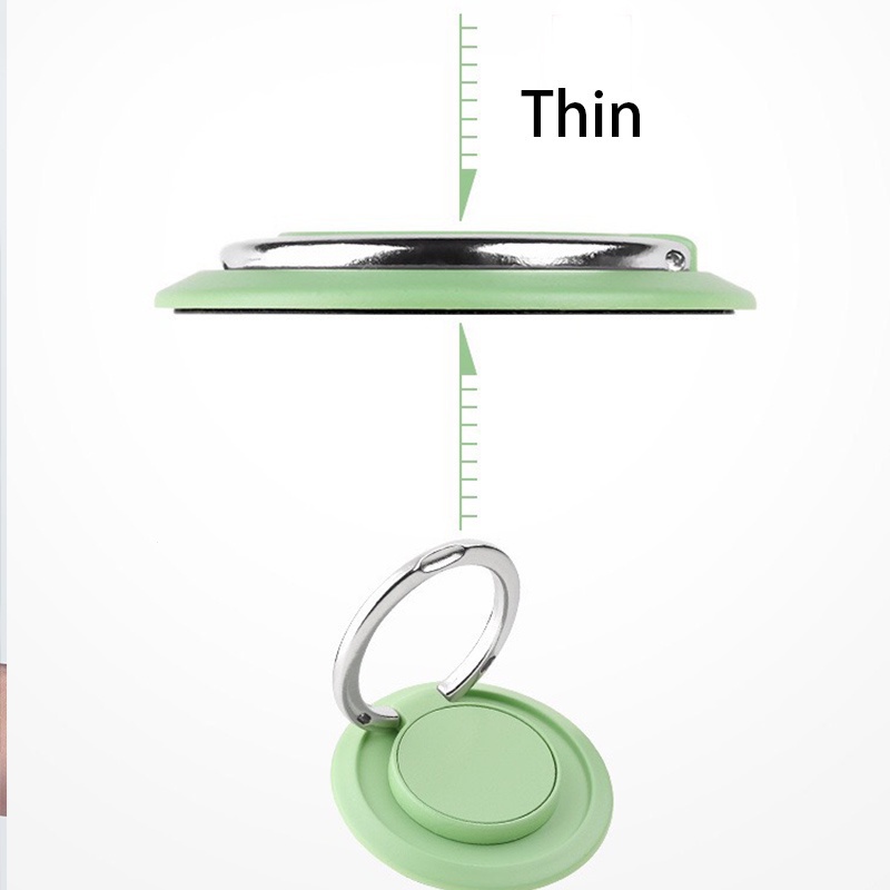 แหวนขาตั้งโทรศัพท์มือถือ 360° ขาตั้งโทรศัพท์มือถือ แบบใส หมุนได้