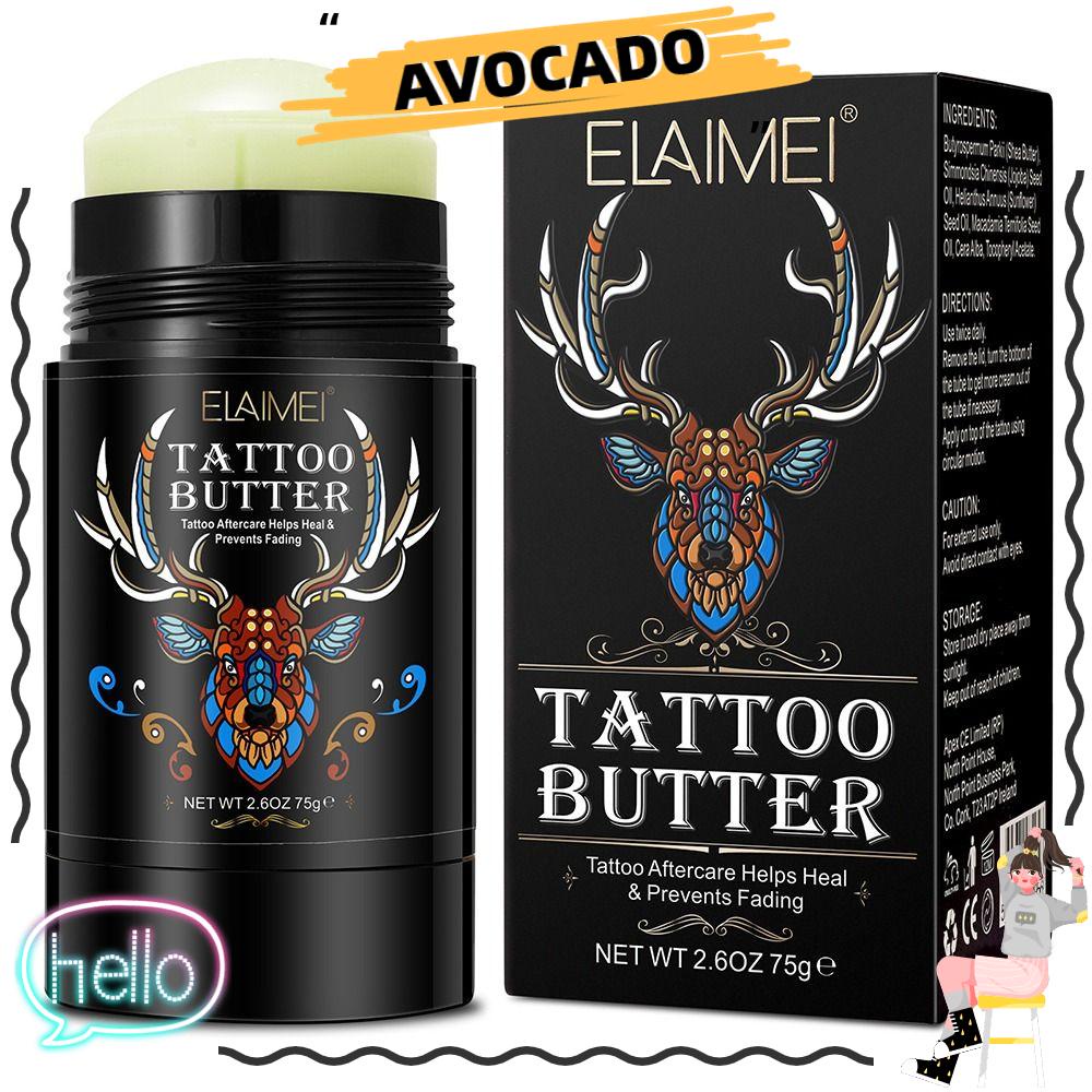 Avocarr Aftercare Butter Balm บาล์ม ลดอาการคัน เพิ่มสีหลังการดูแล รักษา รอยสัก ฟื้นฟู รอยสัก ผู้สูงอายุ ลดรอยแดง รอยสัก สีบาล์ม