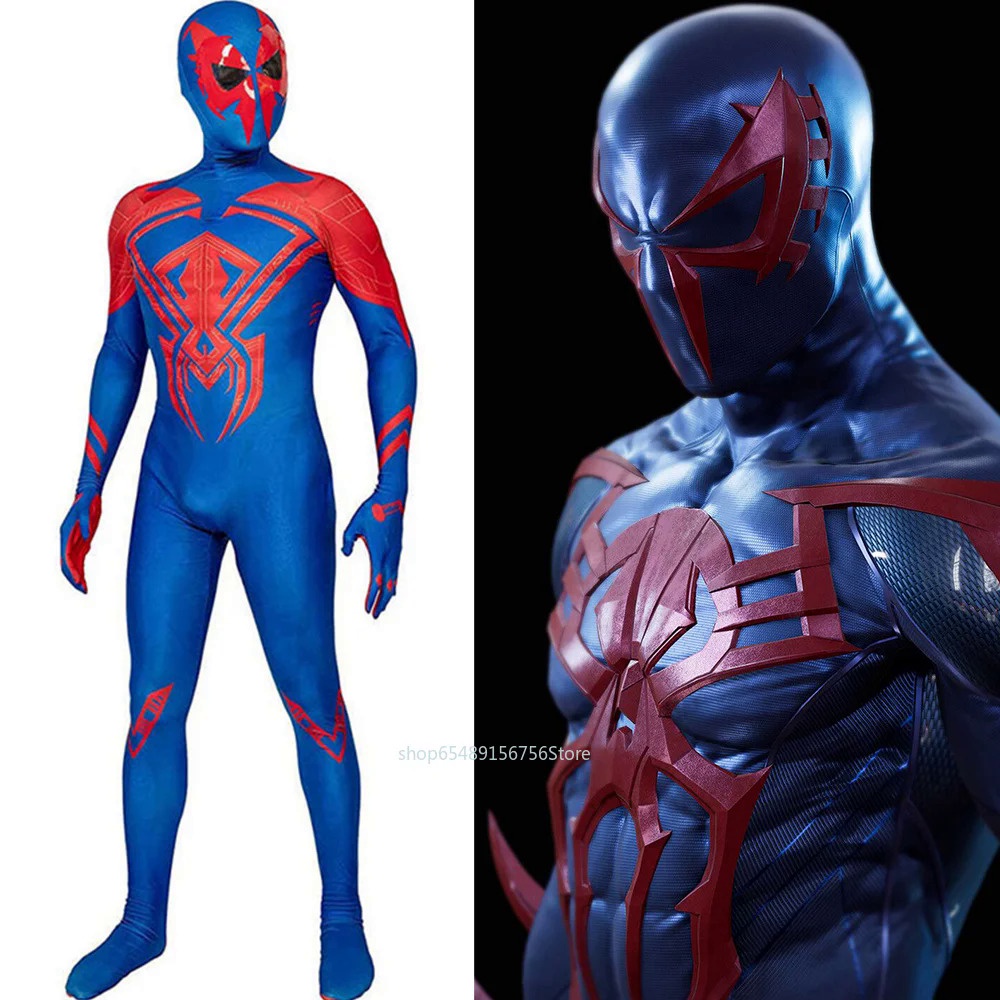 ชุดจั๊มสูทคอสเพลย์ Miguel O'hara Spiderman Across The Spider Verse Spider Man สําหรับเด็ก และผู้ใหญ่