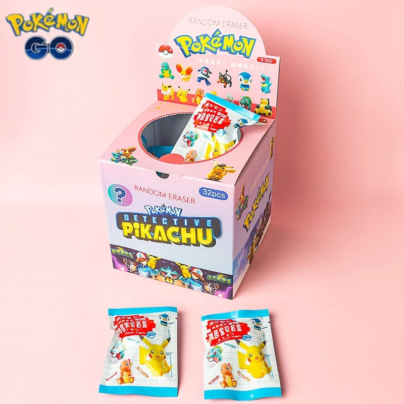 10/5/2 ชิ้น โปเกมอน สุ่มยางลบ กล่องปริศนา DIY ประกอบยางลบ ปิกาจู Charmander เครื่องเขียนนักเรียน ตุ๊กตา ของเล่นเด็ก ของขวัญ thumbnail 7