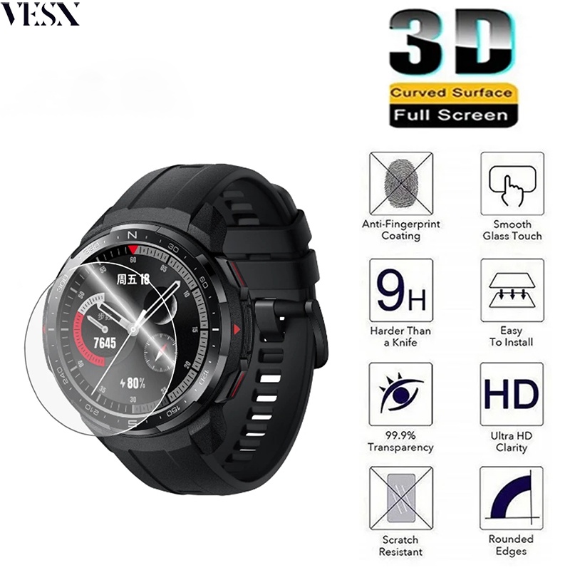 กระจกนิรภัย HD ใส Huawei Honor Magic Watch ES 2 GS 3 3i Band 6 46MM 42MM 2022 2023