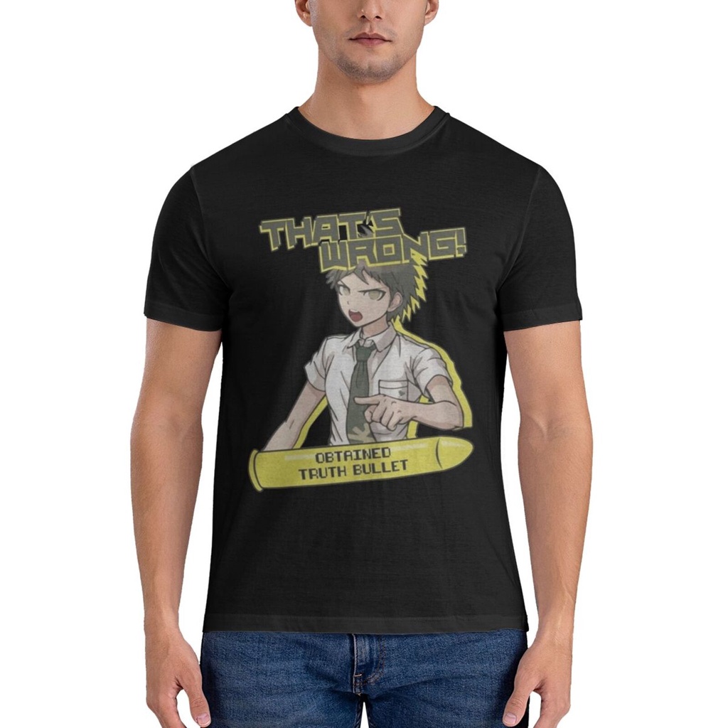 Danganronpa Leisure Hajime Hinata ThatS Wrong คุณภาพสูงผู้ชาย Tshirt ของขวัญ
