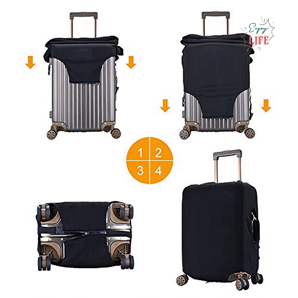 สินค้าใหม่การเดินทางน่ารัก ผู้ลากมากดี ผ้าคลุมกระเป๋าเดินทางกระเป๋าเดินทางผ้าคลุมกระเป๋าเดินทางป้องกันยืดหยุ่นป้องกันการ์ตูน18 20 24 32นิ้วเจ้าหญิง0055