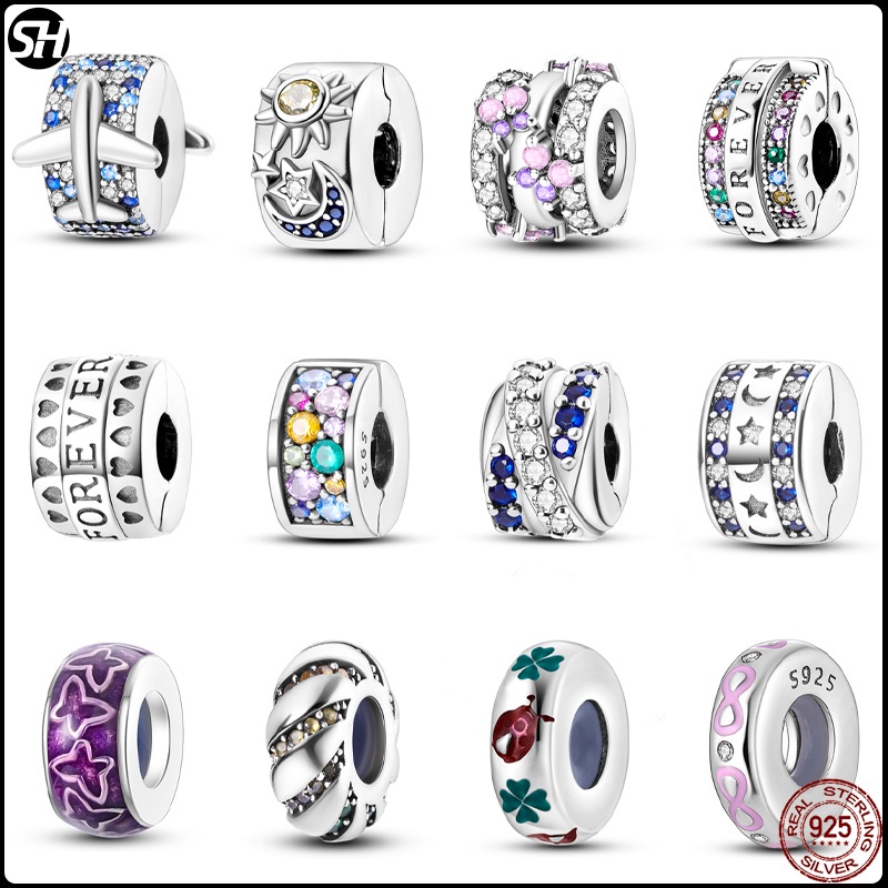 Charms ใหม่ จี้สร้อยข้อมือเงินแท้ 925 รูปตัวอักษร ตาชั่วร้าย สีทอง เครื่องประดับ สําหรับผู้หญิง 2023