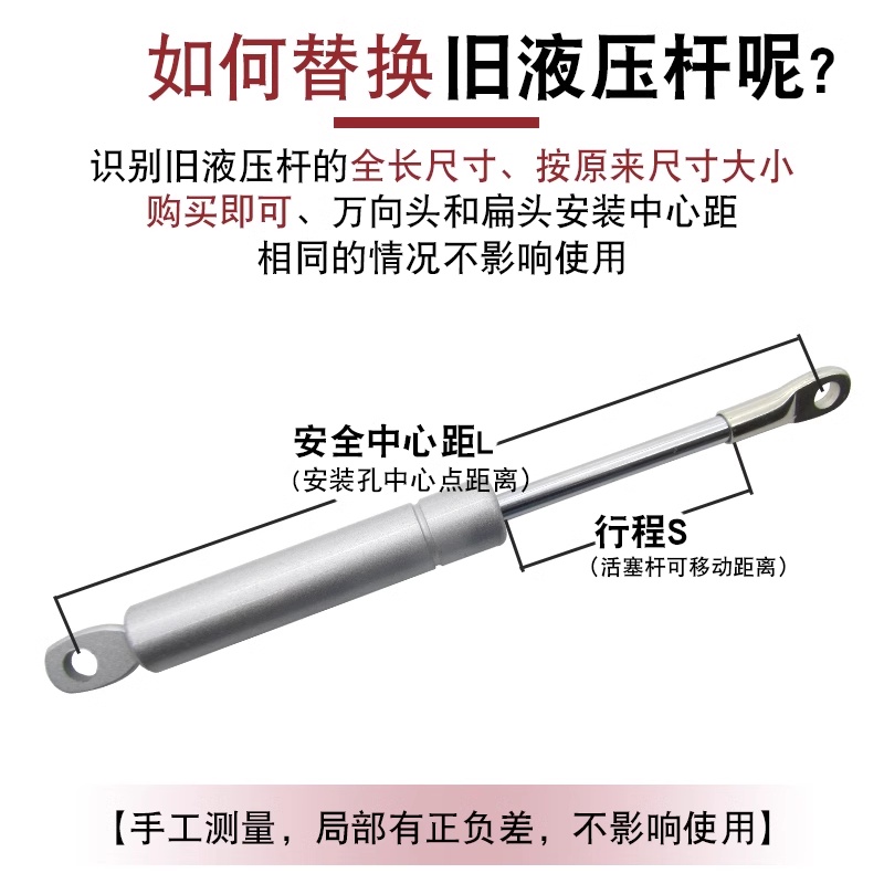 ก้านไฮดรอลิค รองรับก้านสปริงนิวเมติก อุปกรณ์เสริม - รูปที่ 2