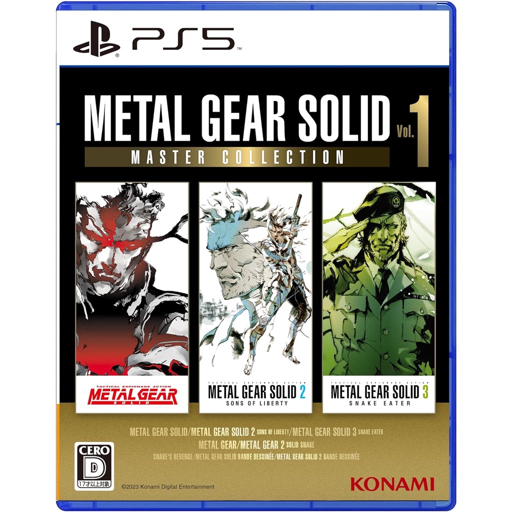 แผ่นเกม💿 Ps5 Metal Gear Solid: Master Collection | แท้มือ1 🆕 | Zone2 ญี่ปุ่น 🇯🇵 (เปลี่ยนภาษา Engได้) | Playstation 5