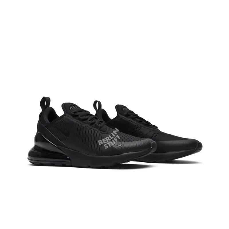 Sepatu Nike Air Max 270 Full Black "Unisex" 100% Original BNIB แฟชั่น