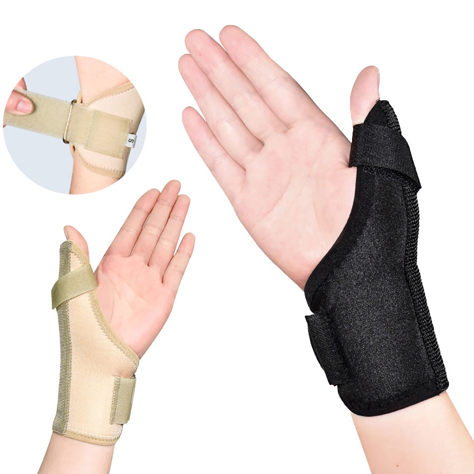 สายรัดข้อมือ เฝือกรั้งข้อต่อนิ้วหัวแม่มือ กันโคลง รองรับมือซ้าย ขวา 1 ชิ้น