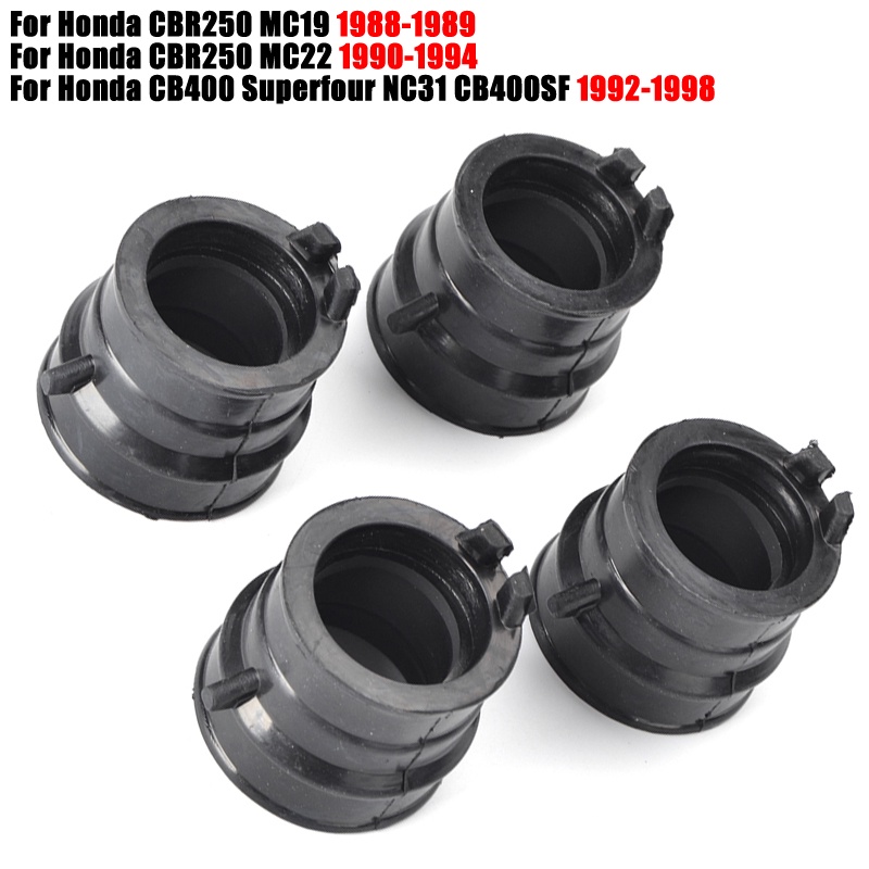 อะแดปเตอร์ท่อร่วมไอดีคาร์บูเรเตอร์ สําหรับ Honda CBR250 CBR 250 MC22 MC19 CB400 CB 400 Superfour NC31 CB400SF CB 400SF