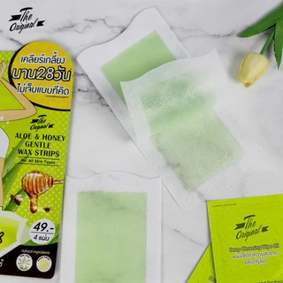 The Original Aloe And Honey Gentle Wax Strips 16.9g ดิออริจินัล อโล & ฮันนี เจนเทิล แว็กซ์ สตริบส์.