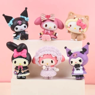 พร้อมส่ง ร้านไทย📌📌 โมเดลฟิกเกอร์ ตุ๊กตา การ์ตูนอนิเมะ Cake น่ารัก สําหรับตกแต่งเค้ก 5 ชิ้น DD22