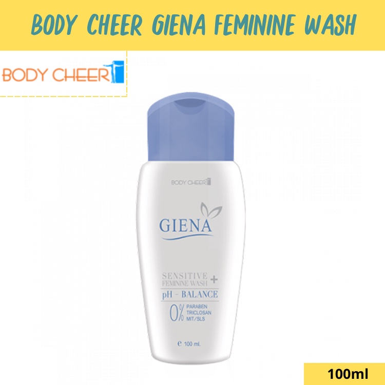 BODY CHEERS GIENA 100ML ผลิตภัณฑ์ทำความสะอาดจุดซ่อนเร้น สำหรับสุภาพสตรี