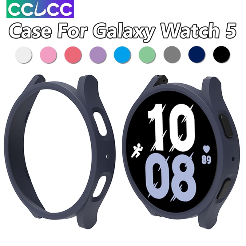 Cclcc เคสนาฬิกาข้อมือ PC แบบแข็ง กลวง กันกระแทก แบบเปลี่ยน สําหรับ Samsung Galaxy Watch 5 44 มม. 40 มม. Samsung Smart Watch 5 Pro 45 มม.
