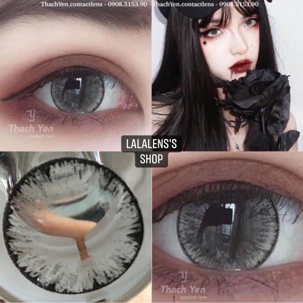 **มีค่าสายตา0.00-10.00**  tommy gray tommy brown คอนแทคเลนส์ฝาแดง บิ๊กอายราคาถูก ใส่สบาย กรองแสง บิ๊กอายฮิตจาก tiktok