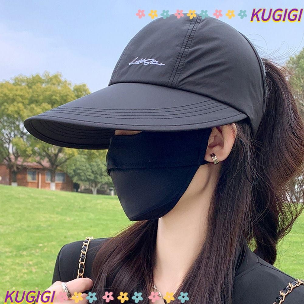 หมวกเบสบอล KUGIGI, หมวกปากเป็ดระบายอากาศแบบพับได้, หมวกหางม้าแห้งเร็วแบบปรับได้ปีกกว้างสวมใส่กอล์ฟ ราคา ถูกที่สุด ดีลบีเคเค รูปภาพหลัก