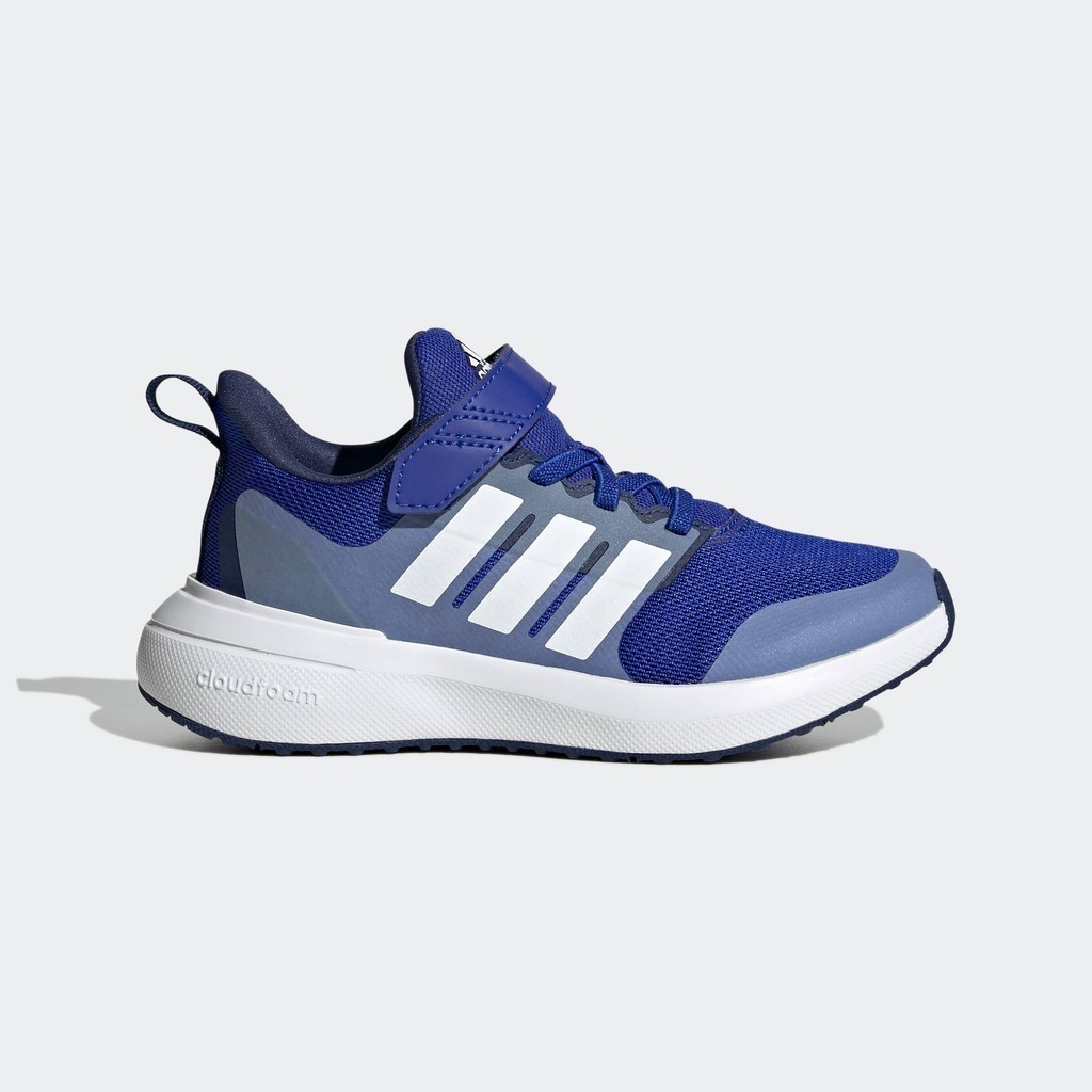 adidas ไลฟ์สไตล์ รองเท้าพร้อมสายรัดด้านบนและเชือกรองเท้ายืดหยุ่น FortaRun 2.0 Cloudfoam เด็ก สีน้ำเงิน HP5452