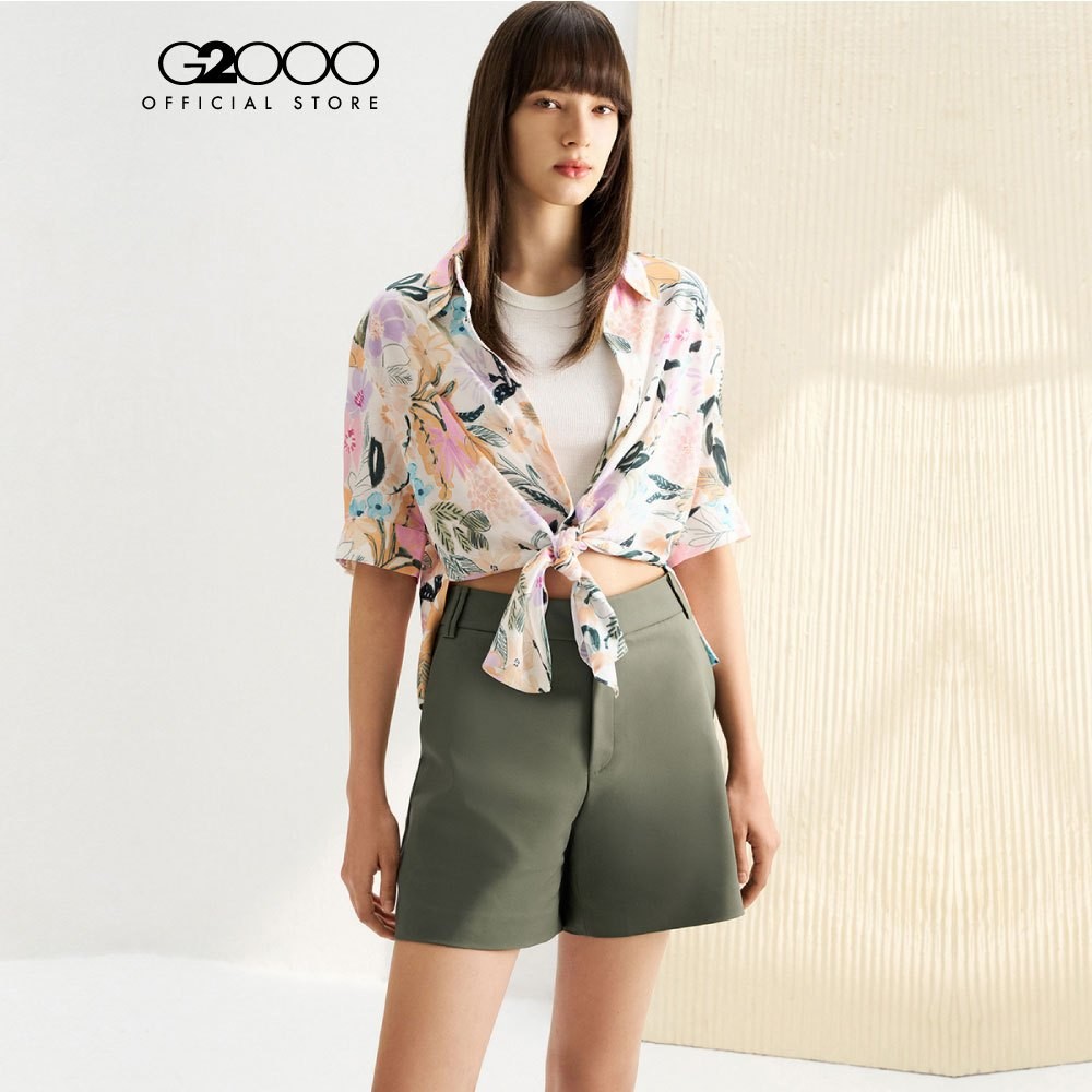 G2000 เสื้อเบลาส์สำหรับผู้หญิง ทรง Regular Fit รุ่น 4124159102 OFF-WHITE