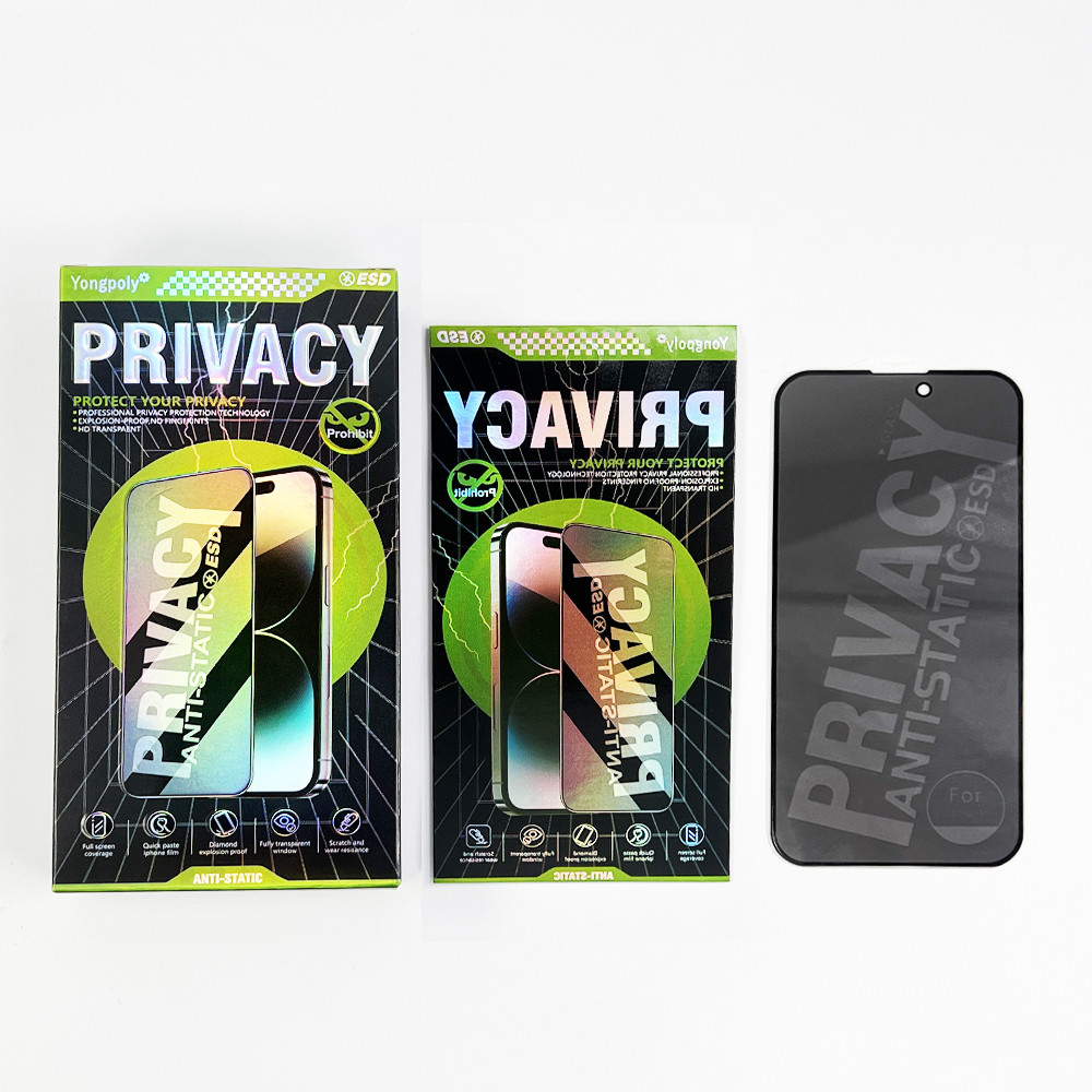 (แพ็คกิ้งต่ออัน)ฟิล์มกระจกเต็มจอกันมองป้องกันไฟฟ้าสถิตย์สำหรับ VIVO Y17 Y21 Y33 V7PLUS V9 V11 V19 V20 Y72 Y19S S1 S1PRO - รูปที่ 7