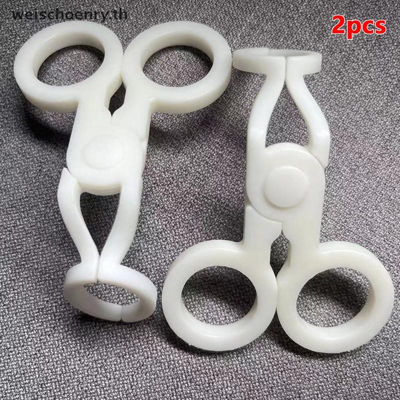 Ww 2 ชิ้นผู้หญิง Eye Care คอนแทคเลนส์ Inserter Remover พลาสติก Soft Tip Tweezer Stick สวมใส่เครื่องม