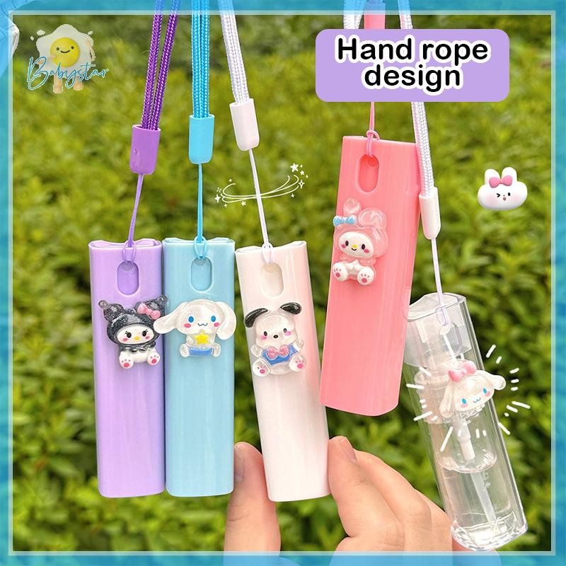 [InthehotT] 10ml Kawaii Sanrio Bottle Kuromi Cinnamoroll My Melody Student Travel เครื่องสําอางแบบพกพาน้ําหอมกดบรรจุขวด [ใหม่]