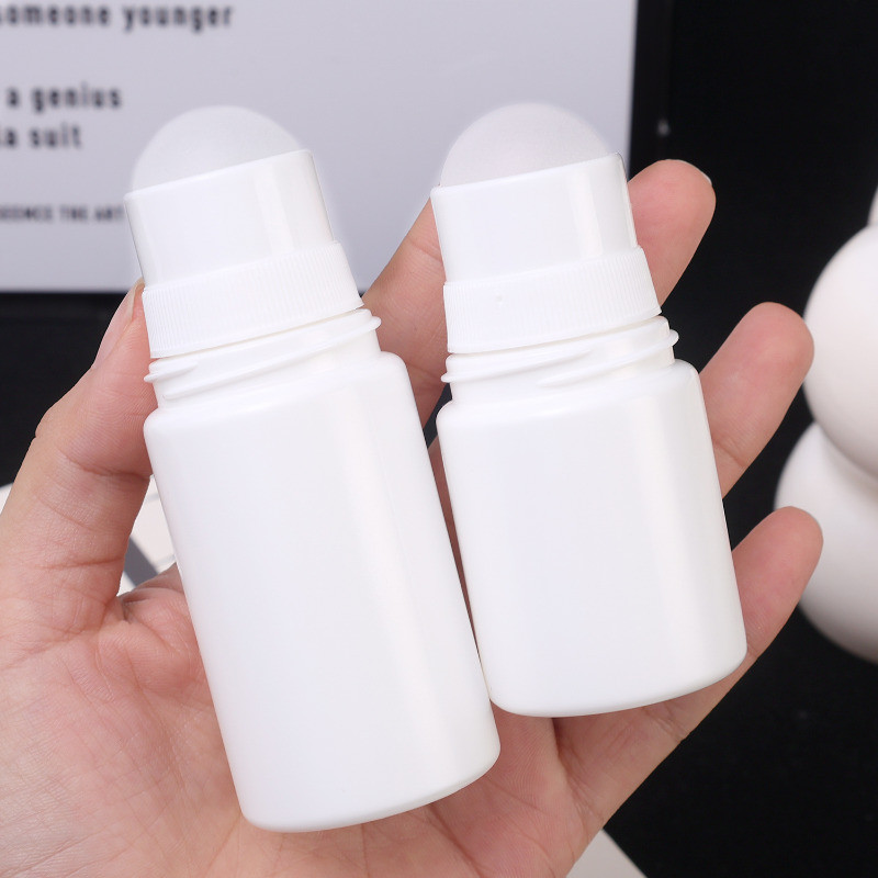 1-5ชิ้น30/50มิลลิลิตรสีขาววิชาพลศึกษาลูกกลิ้งขวด-ของเหลวเครื่องสําอางขวด-รีฟิลน้ําหอมลูกกลิ้งบอลขวด-อุปกรณ์ระงับกลิ่นกายทําเอง-น้ํามันหอมระเหยย่อยภาชนะข
