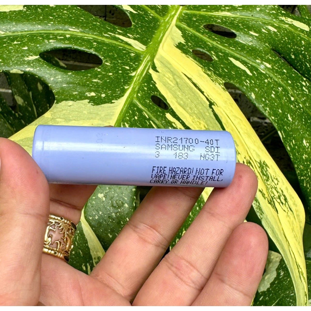 Samsung 40T 21700 เซลล์ถอดออกจากเครื่อง 35A Discharge current เชี่ยวชาญในการคายสูง ตกลง ตกลง