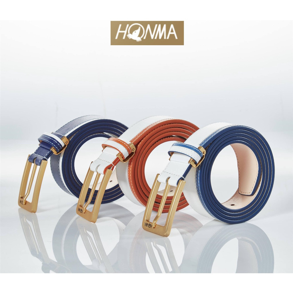 [HONMA] เข็มขัดกอล์ฟหนังวัวระดับพรีเมียม สาย HD ออกแบบสวยงาม มาในกล่องบรรจุภัณฑ์พิเศษ YD032