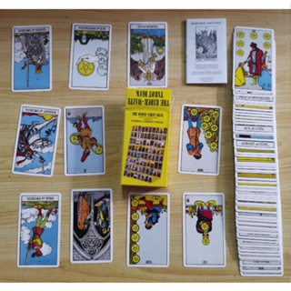 The Rider Tarot Deck ไพ่ทาโรต์ชื่อดัง 78 ใบ ออกแบบโดย PAMELA COLMAN SMITH