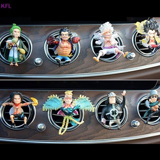 (KFL) ฟิกเกอร์โมเดล อนิเมะ One Piece Nica Luffy Zoro Nami สําหรับตกแต่งช่องแอร์รถยนต์