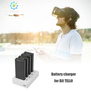 Youn 4 in 1 USB Multi Akku Schnellladeger?ดุมล้อ f??R DJI Tello RC Drohne [Hidduck.th]