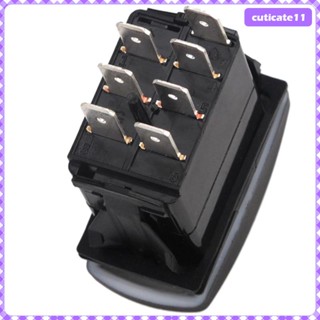 [Cuticate1] ปุ่มสลับสวิตช์ไฟ Led 12v เปิด 7pin สําหรับรถยนต์