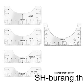 【Buran】ไม้บรรทัดพลาสติก สําหรับเย็บผ้า 1 2 3 5 ชิ้น