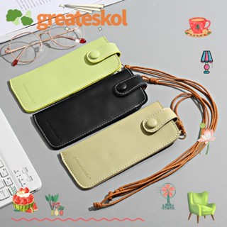 Greateskol กระเป๋าหนัง ทนทาน สําหรับใส่แว่นตา