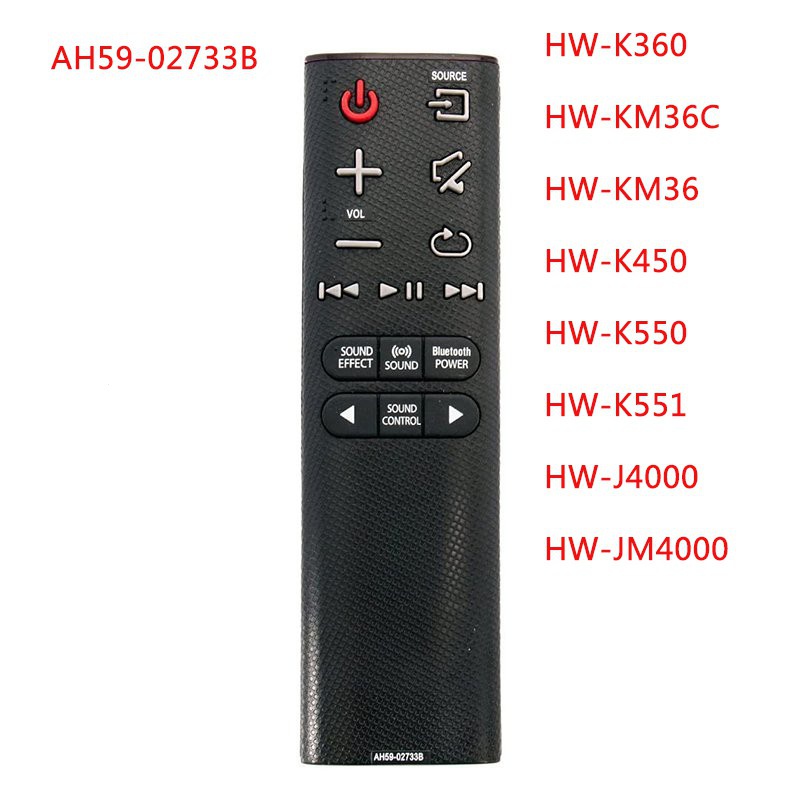 AH59-012733B เสียงบาร์ระยะไกลสําหรับ Samsung Soundbar HW-K360 HW-KM36C HW-KM36 HW-K450 HW-K550 HW-K5