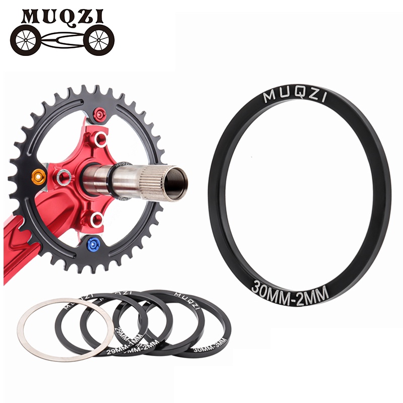 MUQZI 5PCS Crankset เครื่องซักผ้า BB30 BB86 BB91 BB92 PF30 MTB จักรยาน Crank เครื่องซักผ้า 24 29 30 