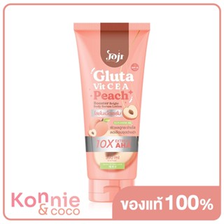 JOJI Secret Young Gluta Vit C E A Peach Booster Bright Body Serum Lotion 330ml.