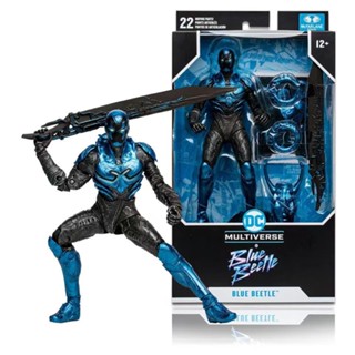 [BTF] ฟิกเกอร์ Mcfarlane Blue Beetle Movie Blue Beetle Big Knife Version 23 ซม. ของเล่นสําหรับเด็ก QHJG