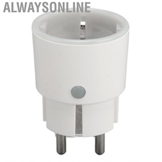 Alwaysonline WiFi Smart Socket  Intelligent Outlet 2300W EU Plug 85‑230V for Office