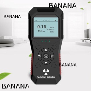 Banana1 เครื่องตรวจจับรังสีนิวเคลียร์ X- Temp Radiation Meter, Professional Alpha Beta Gamma Real-Time Graph TFT Geiger Counter Outdoor