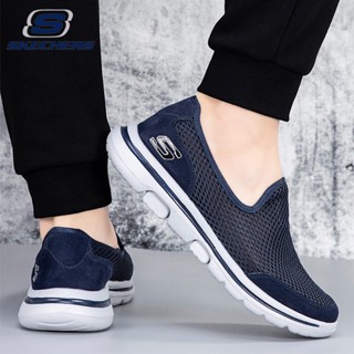 พร้อมส่ง Skechers_ ใหม่ รองเท้าผ้าใบลําลอง ข้อสั้น ยืดหยุ่นสูง เหมาะกับการวิ่ง สําหรับผู้ชาย ผู้หญิง ไซซ์ 35-45