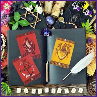 ไพ่ทาโรต์มาตรฐาน Jester Lenormand Board Game Divination เครื่องมือการ์ดความบันเทิง Fate Divination Card with playth