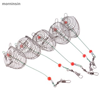 Morn กระชังลวด สําหรับใส่เหยื่อตกปลา 5 ชิ้น