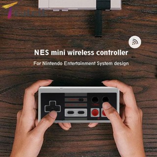 Tcuteit เกมแพดควบคุมเกม แบบไร้สาย NES Mini Classic Version 2.4 GHz